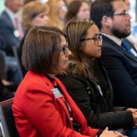 A group of guests at the Thompson event.